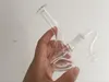 1pcs Mini Pocket Glass Bongs Recycler Oil Rigs Glass water Pipes Smoking Pipe mini oil burner thick glass bubbler