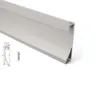 50 X 1M sets/lot Home design aluminium led profile and recessed wall extrusion profile for Wall washer or ceiling lamps