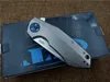 ZERO TOLERANCE 0562CF ZT0456 접는 나이프 볼 베어링 플리퍼 EDC 나이프 탄소 섬유 손잡이 D2 블레이드 옥외 야영 칼