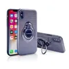 Fashion phone Case For iphone X iphone 8 8 Plus Magnetic Car Ring Holder For iphone 7 7g 6 6plus TPU Phone Case