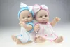 8 inches Collectible Twins Reborn Baby Doll Full Silicone Vinyl Babies Dolls som ser riktigt barn födelsedagsresa