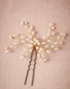 Nouveaux coiffes de mariage Accessoires de cheveux de mariée Blanc Gens Hairpins Femmes Bijoux de cheveux Bijoux Bridal # HP107