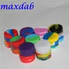 3ml silicone wax container dab jar non-stick silicon storage for oil or cosmetic silicone containers
