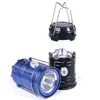 DHL New Style Portable Outdoor lighting LED Camping Lantern Solar Collapsible Light Outdoor lamp Camping Hiking Super Bright Lights 6060