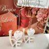 Free Shipping 20PCS Heart-LOVE Place Card Holder Favors LOVE Card Holder Table Setting Wedding Favors Party Decoration Gifts