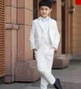 Ensemble de vêtements Blazer de mariage pour enfants, haute qualité, Costume d'anniversaire décontracté et formel pour garçon, ensemble de 5 pièces F1005