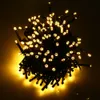 22m 200 LED Solar String Fairy Lights Wodoodporna moc Słoneczna 8 Tryby 7M 12M Światła słoneczne na Boże Narodzenie Halloween Garden Decoration