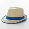 2017春夏男性女性Sun Hatファッション通気性包装ビーチハットジャズキャップベルトストローハットFedora Hats