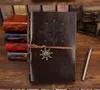 Vintage Faux Leather Cover Journal Diary Blank String Notebook Kraft paper notepads Business office Notebook Diary travel loosele8345464