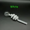 Wholesale 7 Colors Glass Oil Burner Pipes Cheap Colored Pipe Bubbler Pyrex Burner Smoking Water Hand Pipe Bong