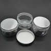 Bottle 10pcs/lot 120g Aluminum Cap PET Plastic Empty Cream Jars for Cosmetics Packaging Container SPB123