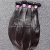 9A Populaire Péruvienne Extensions de Cheveux Double Trame Couleur Naturelle Raide Cheveux Humains 2 pcs/lot Mixte Longueur Cheveux Bundles Livraison Gratuite