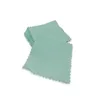 50 pz moda sfuso verde argento panno per lucidare sterling 925 gioielli in argento detergente anti-appannamento220A