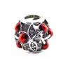 Authentic 925 Sterling Silver Beads Sweet Cherries Openwork Charm Fits Pandora Bracelets Beads Wholesale 2016 New summer