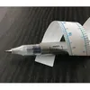 2pcs / set microblading kirurgisk hudmarkör ögonbryn markör penna med mått mätning linjal tatuering hudskribent verktyg engång