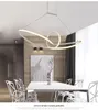 Modern Minimalist LED Pendant Light LED Hanging Lamp Suspension Chandeliers Living Room inomhusbelysning Aluminium AC90-265V