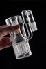 14mm Glass Single Fritted Ashcatcher with 12 arm tree inline perc 18 mm right angle for water glass bongs