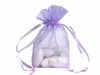 100pcs Organza Paking Torby torebki biżuterii Favours świąteczne imprezowe torba na prezent 9 x 12 cm (3,6 x 4,7 cala)