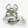 Chastity Devices High quality Male Chastity Device Bird Lock Stainless Steel Cock Cage #T701