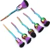 New Rose Flower Maquillage Brush Set Fondation Brush Eyeshadow Brush kit 6 pcs / set 11 styles en stock 50 set