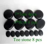 Massage Stones Energy Natural Conjunto Hot Spa Rock Basalt Stone 16pcs com