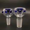 Toptan Cam Kaseler Erkek Kadın 14.4mm 18.8mm Cam Bongs Yağ Kuyuları için Cam Bubbler Su Boruları Nargile Aksesuarları