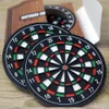 Hurtownie- 4 sztuk / zestaw Naczynia Kuchenne Dart Zarząd Stylowa Plastikowa Gumowa Coaster Mini Dart Board Cup Countleers Sottobicchieri Kuchnia Stół