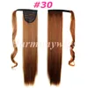 Synthetische Paardenclip in op Hair Extensions Pony Tail 24 inch 120G Synthetische rechte haarstukken Meer 13 kleuren optioneel