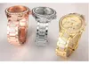 Femmes montres marque dames bracelet montres mode strass montres à quartz étudiants or rose bracelet en acier montresNouveau PANDORAS Steel Q