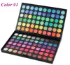 Großhandel - 120 Farbe Mode Lidschatten-Palette Kosmetik Mineral Make-Up Makeup Lidschatten-Palette Lidschatten Set für Frauen 4 Stilfarbe