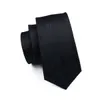 Szybka Wysyłka Krój Klasyczny Czarny Projektant Paisley Silk Dla Brand Wedding Męski Akcesoria Moda Business Suit Krawaty dla mężczyzn N-0823