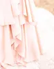 Blush Pink Flower Girl Jurken voor bruiloften Bateau Hals Mouwloze Tiered Lange Volledige lengte Kinderen Bruiloft Formele Wear Tienerjurken