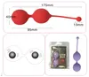 Sexleksaker för par Sex Silicone Ben Wa Balls Kegel Ovande Vaginal Duo-Tone Triple Drawing S64 #R91