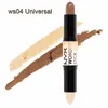 New Wonder Stick Bronzer & Highlighter Stick Double Head Shadow Contour Double Colors Stick Bronzer Face Makeup 4 Styles