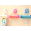 Nouvelle Mode Creative Rolling Squeezer Dentifrice Distributeur Tube Partenaire Sucker Hanging Holde distributeur dentifrice 5 Couleurs