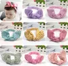 Mode coton fille bébé arc Bandeau Turban Twist Head Wrap Twisted Knot Coton doux Bande de cheveux Bandeaux Bandanas bande de cheveux extensible