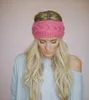 Crochet Headband 31 Färger Wool Crochet Headband Sticka Hårband Vinter Varma Headbands Flickor Headwrap Ear Muffs LJJA677