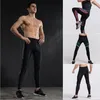 Erkek Pantolon Toptan-2021 Sıkıştırıcı Gyming Tayt Erkekler Fitness Egzersiz Yaz Spor Ince Şerit Erkek Uzun Pantolon1
