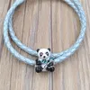 Andy Jewel Authentic 925 Sterling Silver Beads Cute Panda Charm Charms Adatto alla collana di bracciali gioielli stile Pandora europeo 796256ENMX