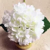 Yapay Ortanca Çiçek 80 cm/31.5 "Sahte Tek Ortanca Ipek Çiçek Düğün Centerpieces Ev Partisi Dekoratif Çiçekler için 6 Renkler