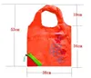 ナイロンポータブルクリエイティブストロベリー折りたたまれたバッグギフトショッピングの再利用可能な環境保護袋環境に優しい買い物袋卸売