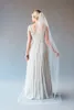 Nouvelle meilleure vente romantique CutEdge pour les robes de mariée mantille voile valse nouveau long blanc ivoire voiles de mariage