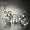 Quarz-Banger-Vergaserkappe mit 100 % echtem, dickem Quarz-Banger (4 mm) und Quarz-Vergaserkappen-Dabber für Bohrinsel-Glasbongs