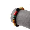 Simple Men Woman 8mm Charms Color Wood Beads Design Strand Bracelets Fashion Men Woman Jewelry Wooden Beaded Bracelet Gifts1670180