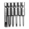 6pcs 50mm 2060mm Flat Head Slotted Tip Screwdrivers Bits011192892