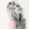 New Bohemia Handmade Flower Crown Wedding Wreath nuziale copricapo fascia Hairband Hair Band Accessori per le donne Lady