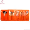 Zoreya Brand Professional Make up Brushes Orange Kwasten Set Kit Full 22 Strumenti per pennelli per trucco naturale di qualità