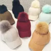 패션 가짜 모피 Pom Pom 스웨이드 야구 모자 여성 모피 공 Gorros Snapback 모자 조정 가능한 솔리드 힙합 모자 여성용