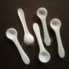 0.25g plastic maatlepel, 100 stks per lot mini plastic lepel, plastic 0.25g poeder lepel