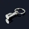 2017 Fashion Engine Piston Keychain Polished Chrome Creative Hot Auto Parts Model Key Chain Ring Key Fob Keyring